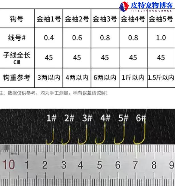 野钓2一5斤鲤鱼用袖钩几号，用多大线组，钩子大小对钓鱼的影响