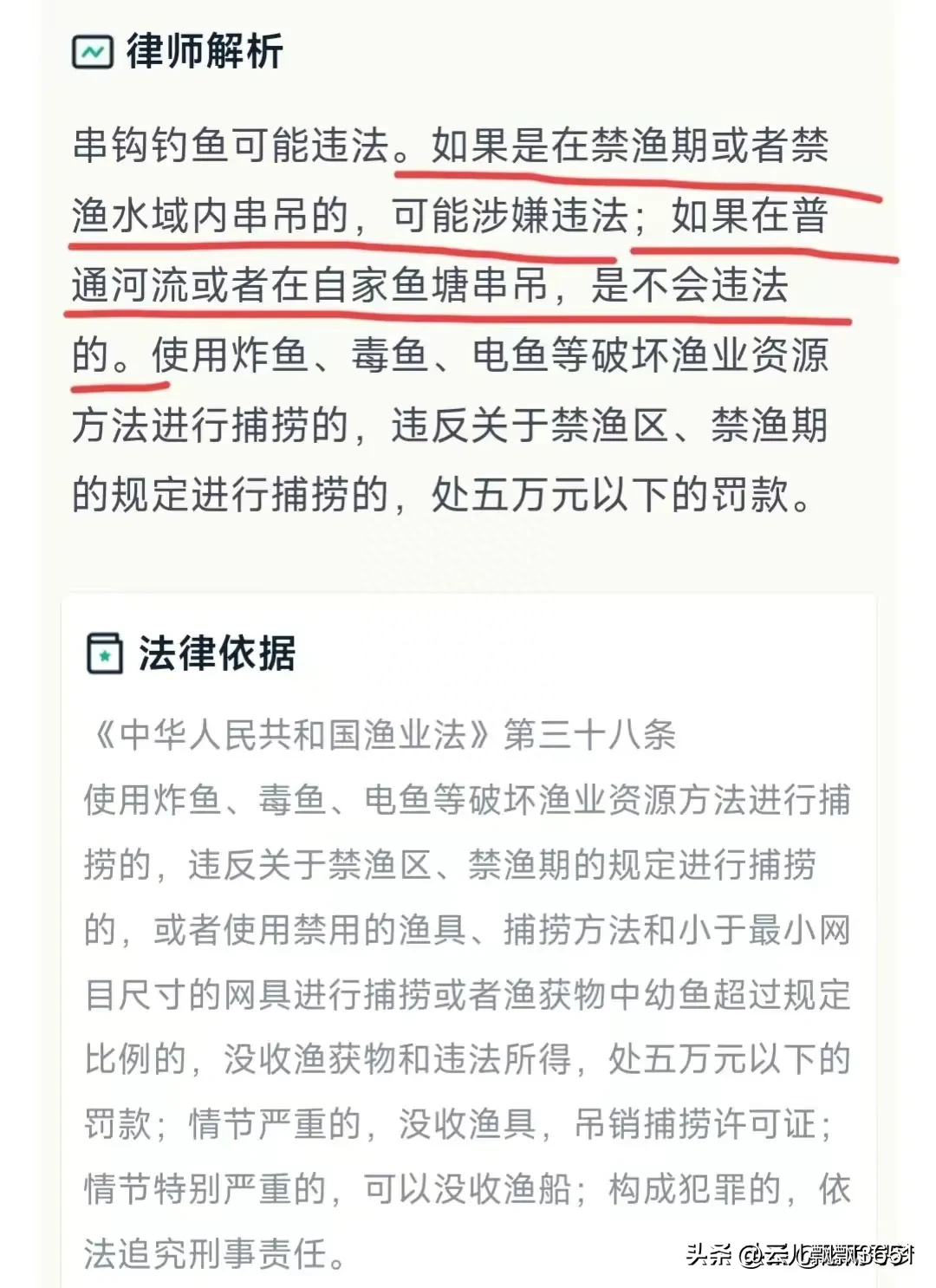 男子12钩钓鱼涉法被拘， 副所长却有更深层次的考量